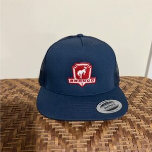 Navy Mesh Snapback Hat -